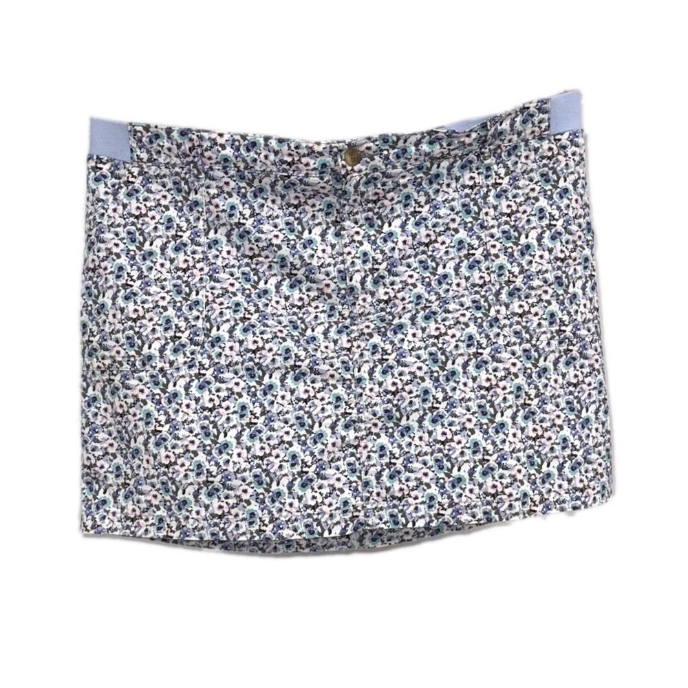 Lee 22 Light Blue Regular Fit Mid Rise Skort